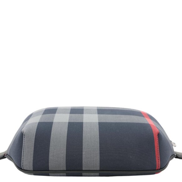 Burberry Sonny House Check Canvas Funny Pack Belt Bag Navy Grey - Picture 11 of 14